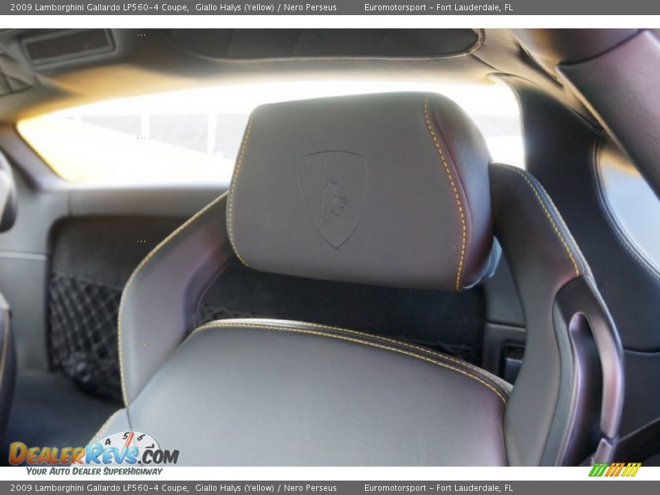 2009 Lamborghini Gallardo LP560-4 Coupe Giallo Halys (Yellow) / Nero Perseus Photo #51
