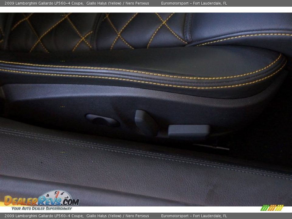 2009 Lamborghini Gallardo LP560-4 Coupe Giallo Halys (Yellow) / Nero Perseus Photo #61