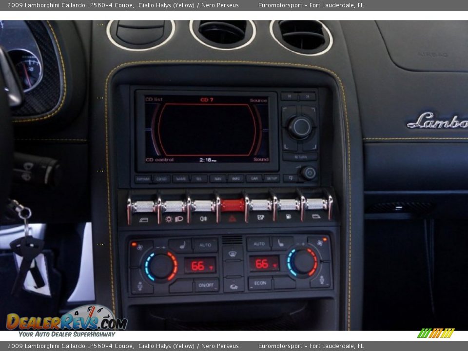 Controls of 2009 Lamborghini Gallardo LP560-4 Coupe Photo #64
