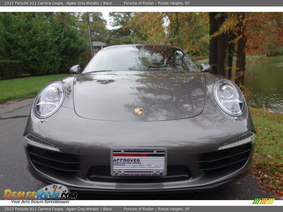 2013 Porsche 911 Carrera Coupe Agate Grey Metallic / Black Photo #9
