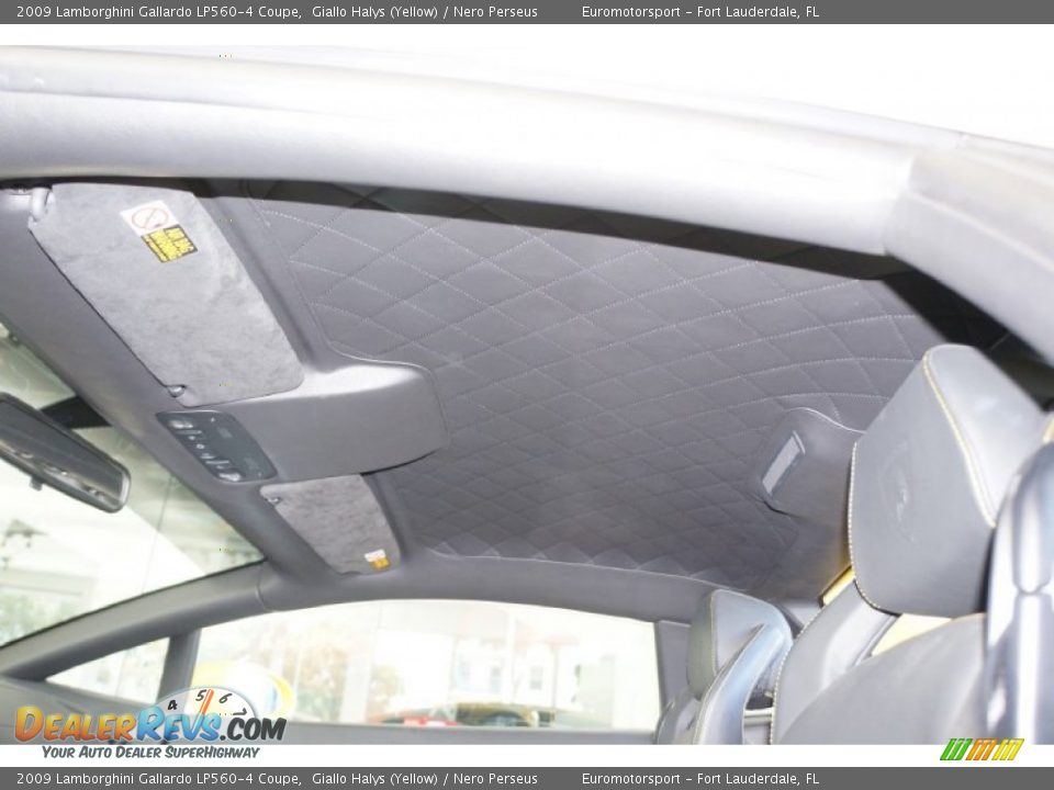 2009 Lamborghini Gallardo LP560-4 Coupe Giallo Halys (Yellow) / Nero Perseus Photo #76