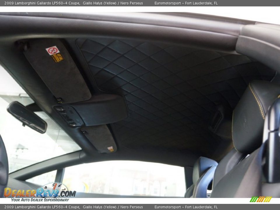 2009 Lamborghini Gallardo LP560-4 Coupe Giallo Halys (Yellow) / Nero Perseus Photo #77