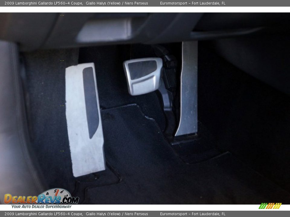 2009 Lamborghini Gallardo LP560-4 Coupe Giallo Halys (Yellow) / Nero Perseus Photo #78
