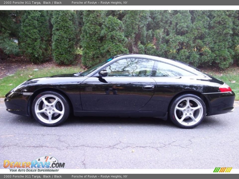 2003 Porsche 911 Targa Black / Black Photo #3