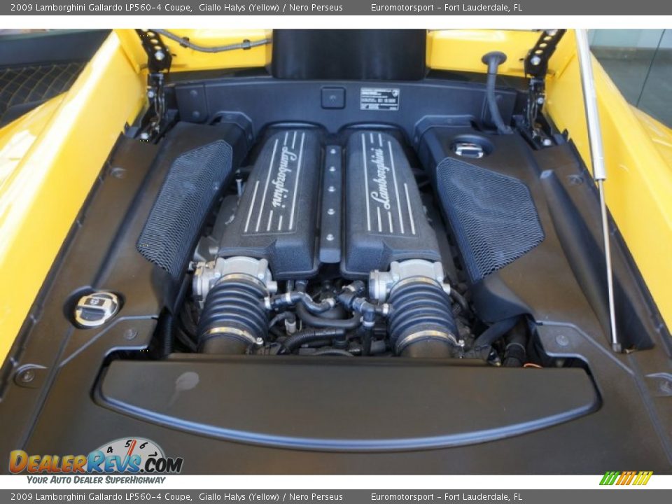 2009 Lamborghini Gallardo LP560-4 Coupe 5.2 Liter DOHC 40-Valve VVT V10 Engine Photo #80