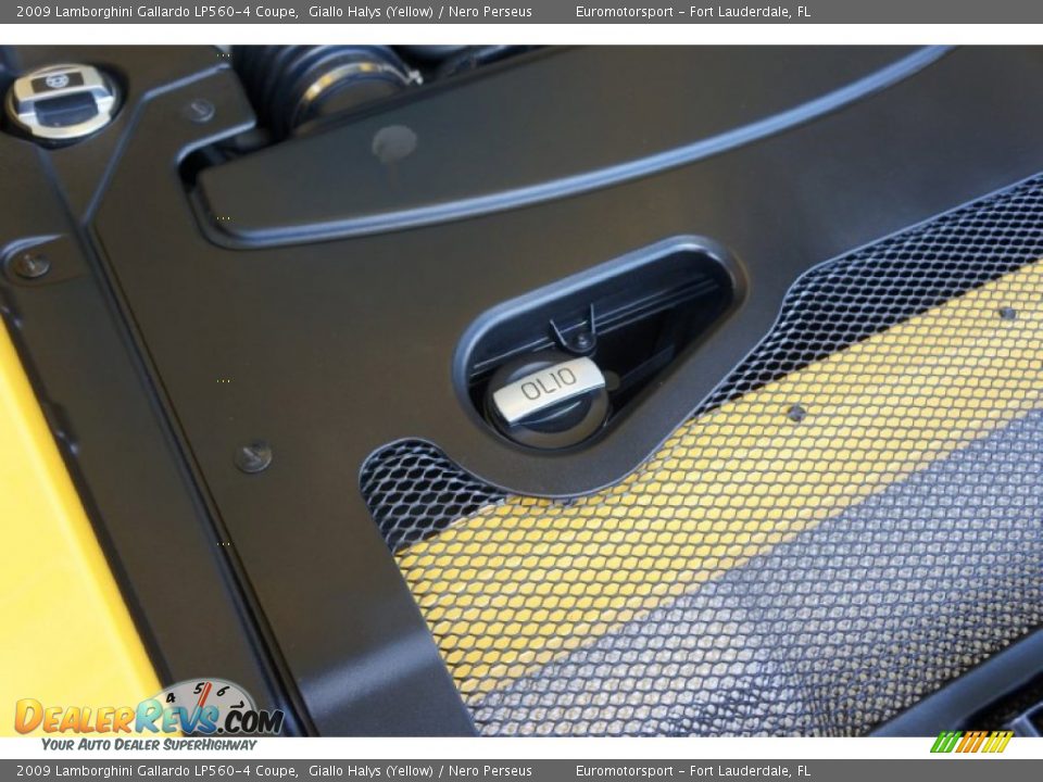 2009 Lamborghini Gallardo LP560-4 Coupe Giallo Halys (Yellow) / Nero Perseus Photo #81