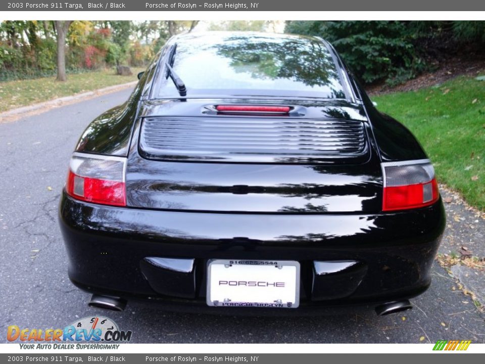 2003 Porsche 911 Targa Black / Black Photo #5