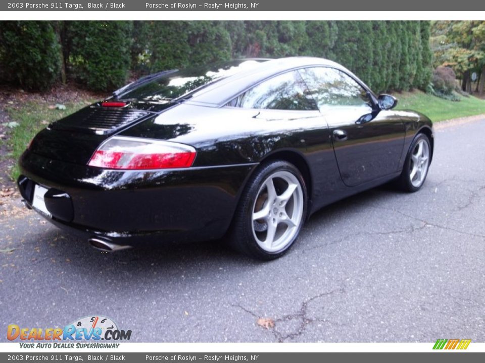 2003 Porsche 911 Targa Black / Black Photo #6