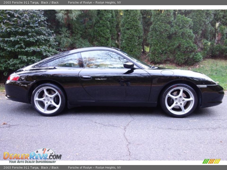 2003 Porsche 911 Targa Black / Black Photo #7