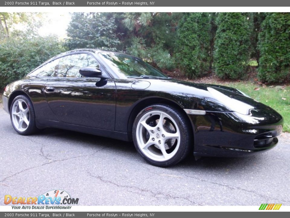 2003 Porsche 911 Targa Black / Black Photo #8