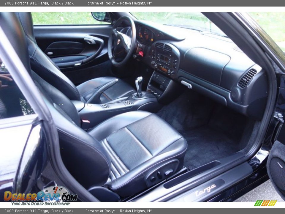 2003 Porsche 911 Targa Black / Black Photo #12