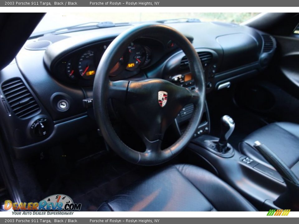 2003 Porsche 911 Targa Black / Black Photo #20