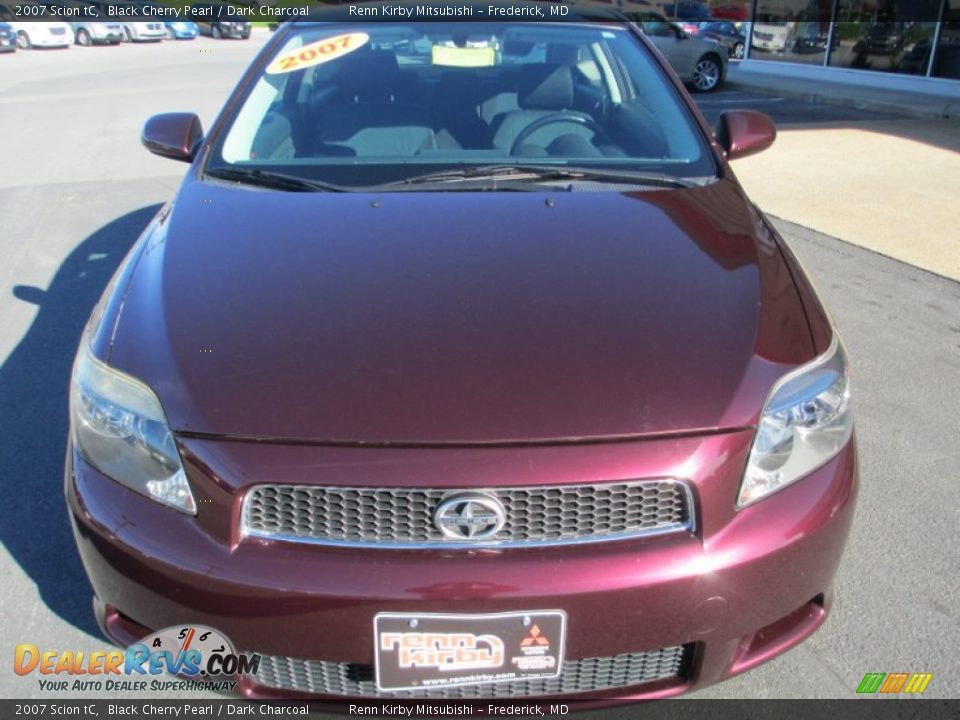 2007 Scion tC Black Cherry Pearl / Dark Charcoal Photo #2