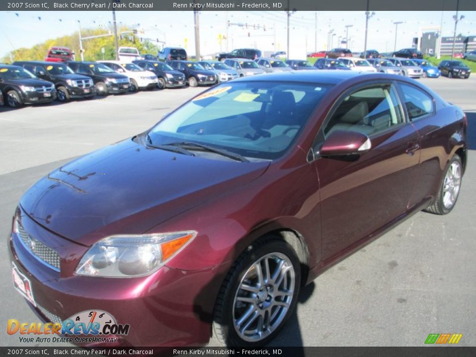 2007 Scion tC Black Cherry Pearl / Dark Charcoal Photo #3