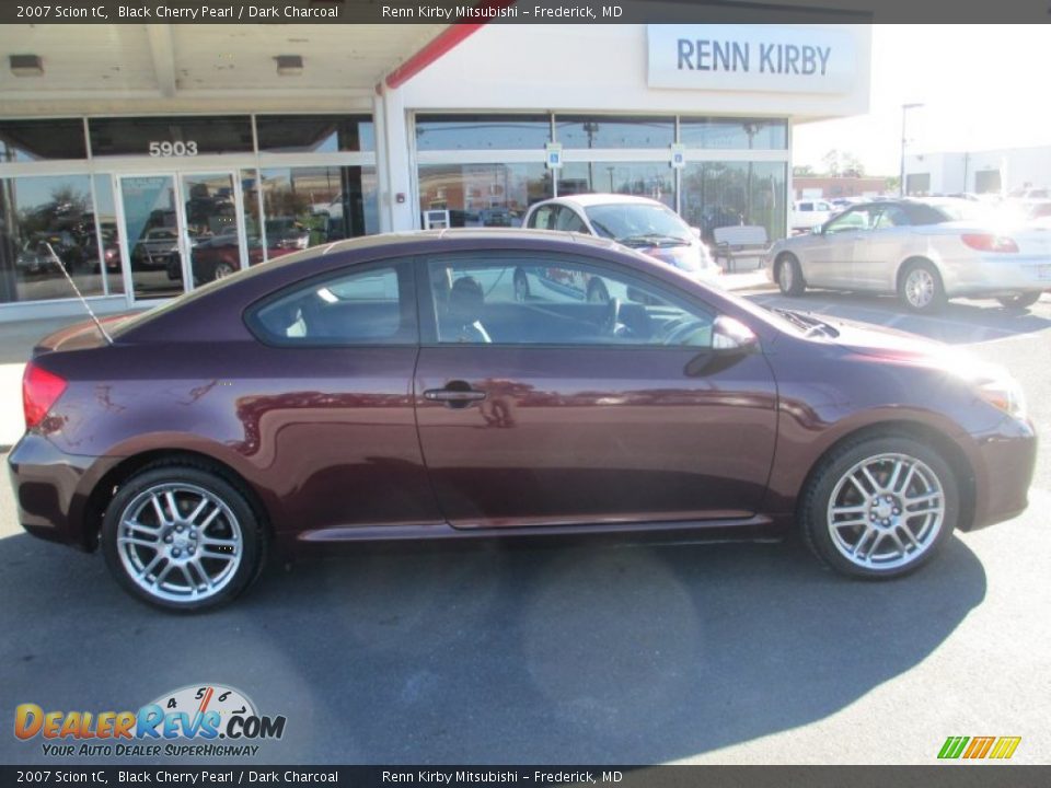 2007 Scion tC Black Cherry Pearl / Dark Charcoal Photo #8