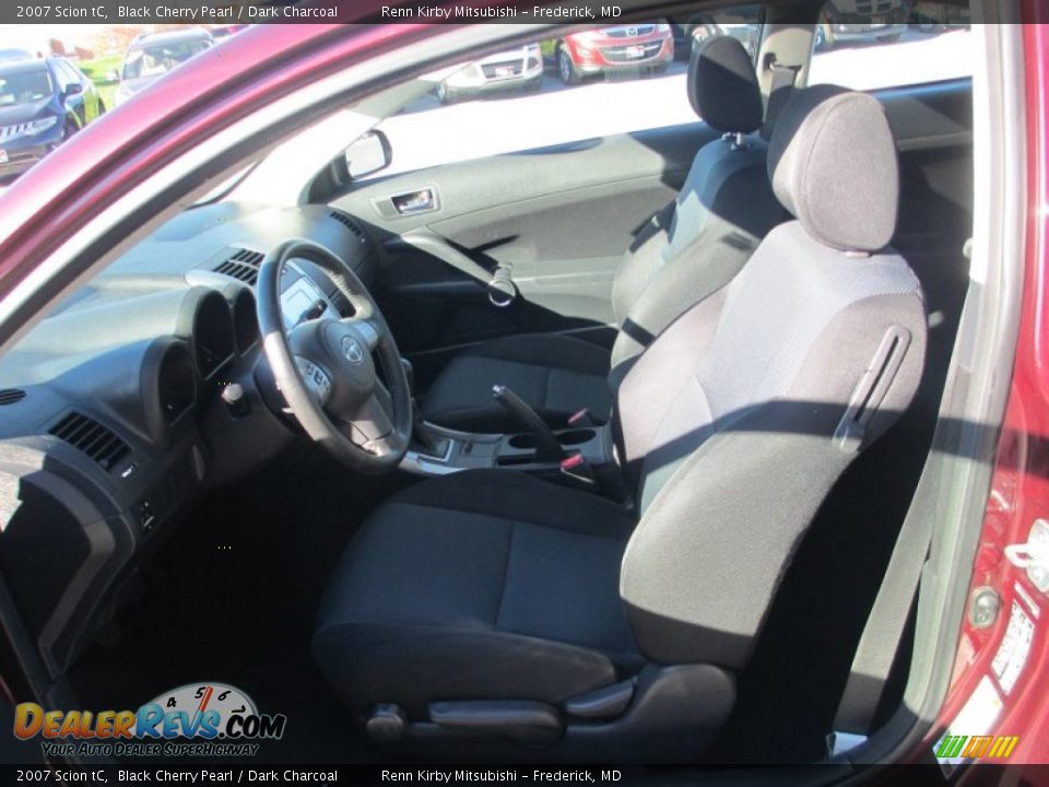2007 Scion tC Black Cherry Pearl / Dark Charcoal Photo #9