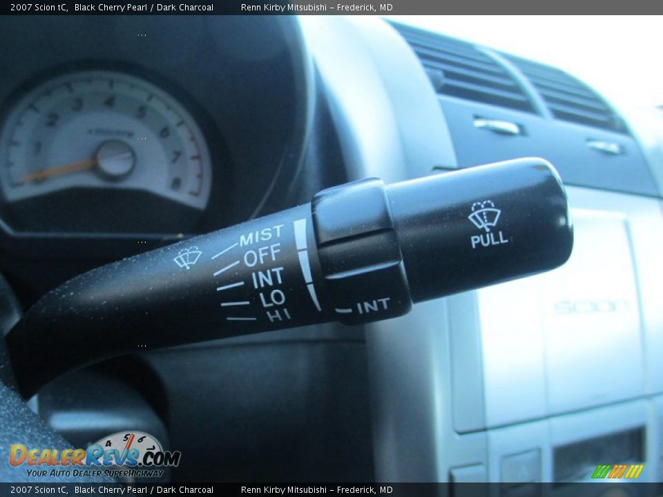 2007 Scion tC Black Cherry Pearl / Dark Charcoal Photo #16