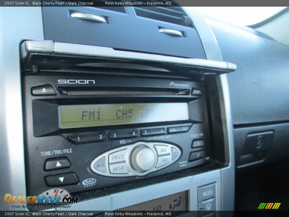 2007 Scion tC Black Cherry Pearl / Dark Charcoal Photo #18