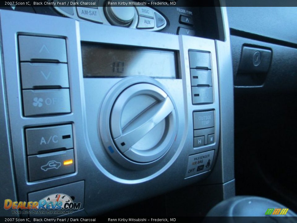 2007 Scion tC Black Cherry Pearl / Dark Charcoal Photo #19