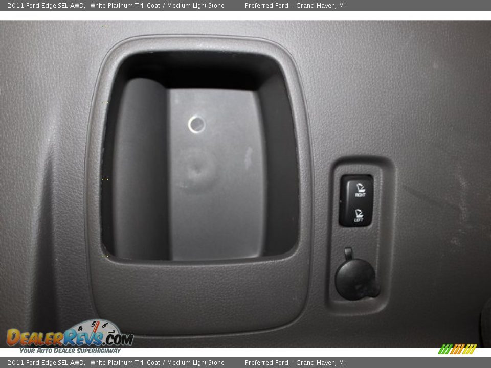 2011 Ford Edge SEL AWD White Platinum Tri-Coat / Medium Light Stone Photo #17