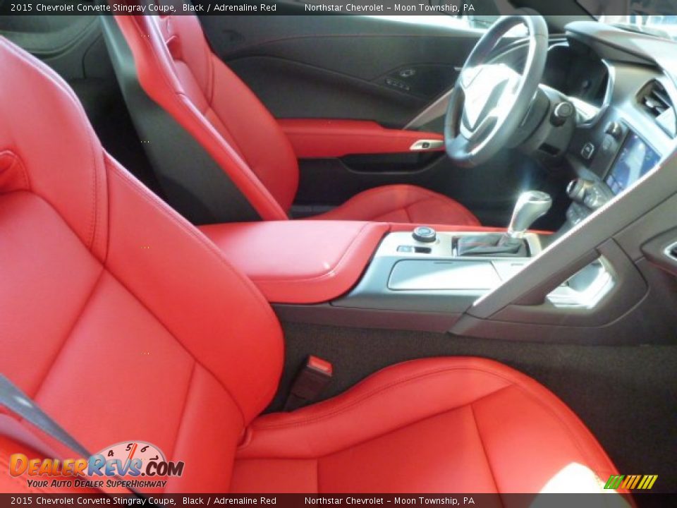 2015 Chevrolet Corvette Stingray Coupe Black / Adrenaline Red Photo #7