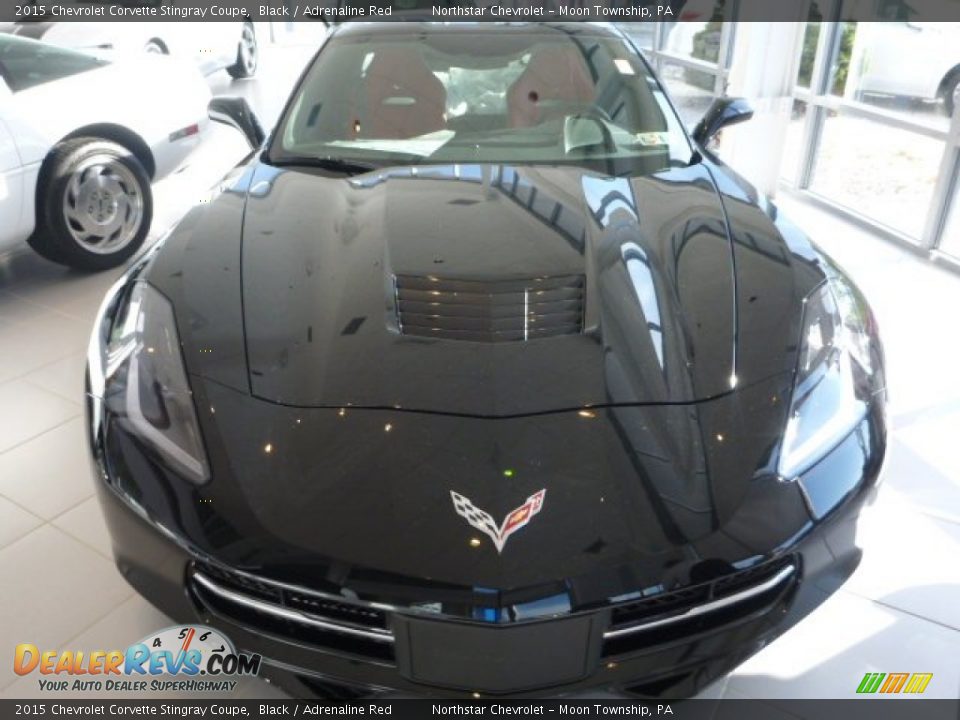 2015 Chevrolet Corvette Stingray Coupe Black / Adrenaline Red Photo #9