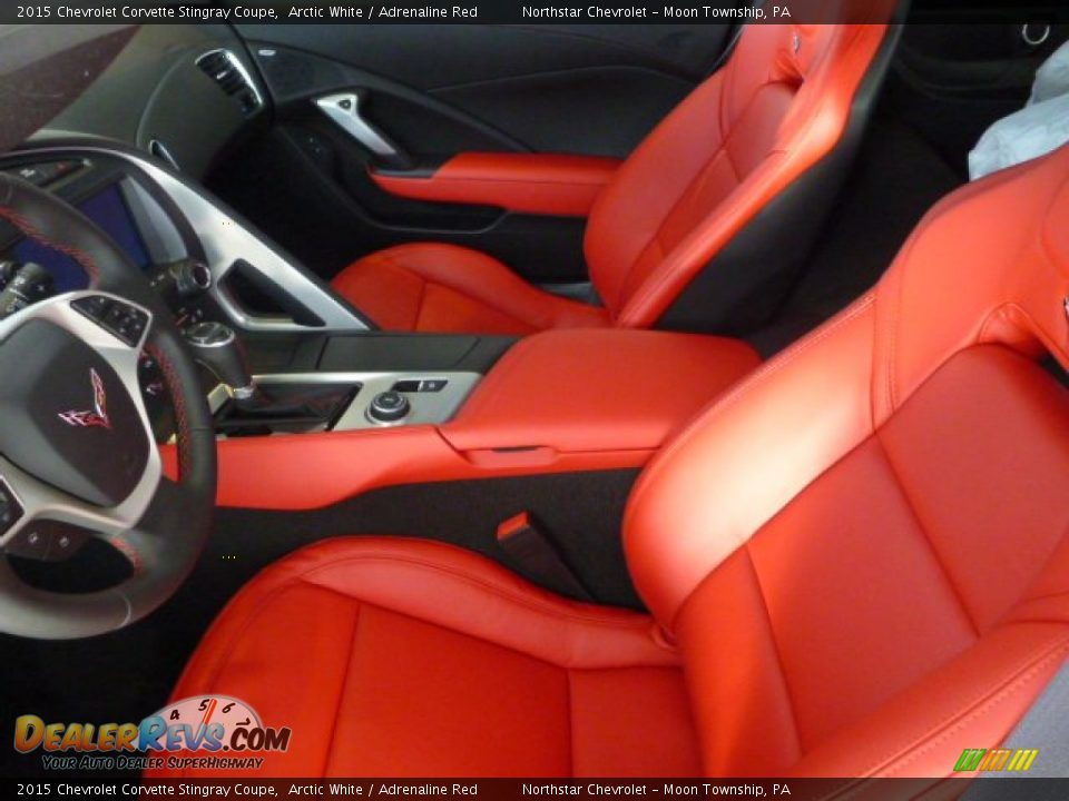 Front Seat of 2015 Chevrolet Corvette Stingray Coupe Photo #10