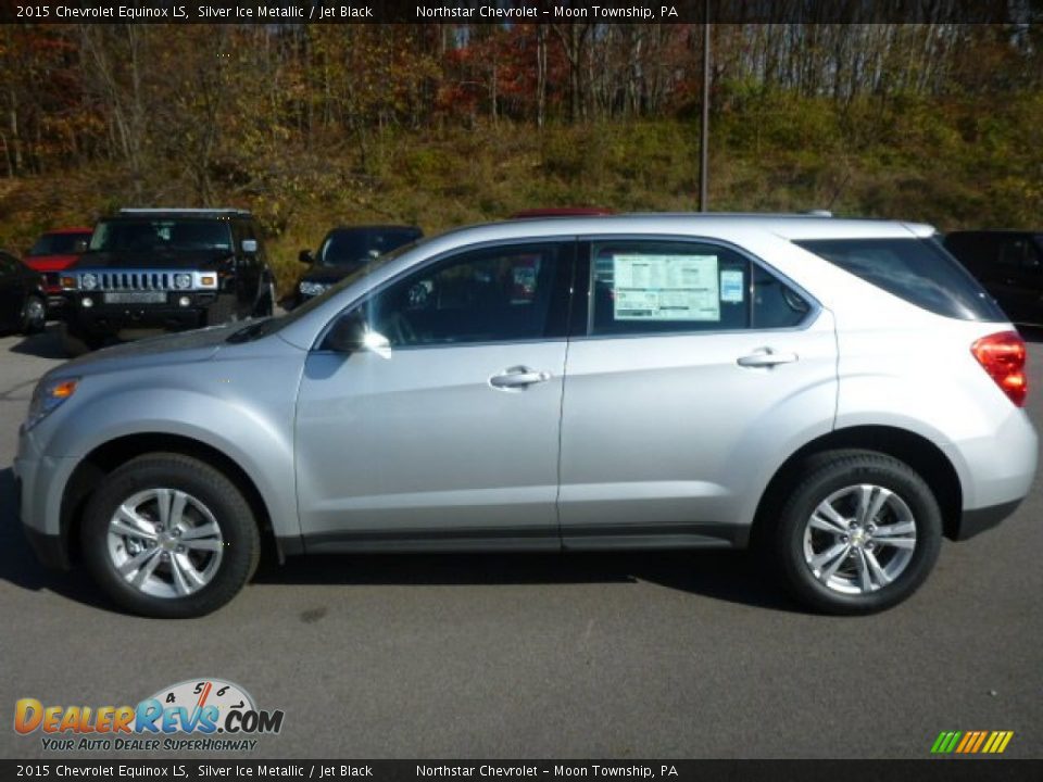 2015 Chevrolet Equinox LS Silver Ice Metallic / Jet Black Photo #2