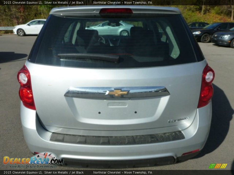 2015 Chevrolet Equinox LS Silver Ice Metallic / Jet Black Photo #4