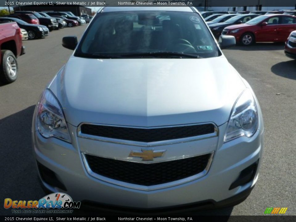 2015 Chevrolet Equinox LS Silver Ice Metallic / Jet Black Photo #8