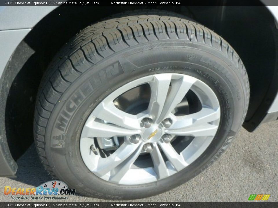 2015 Chevrolet Equinox LS Silver Ice Metallic / Jet Black Photo #9