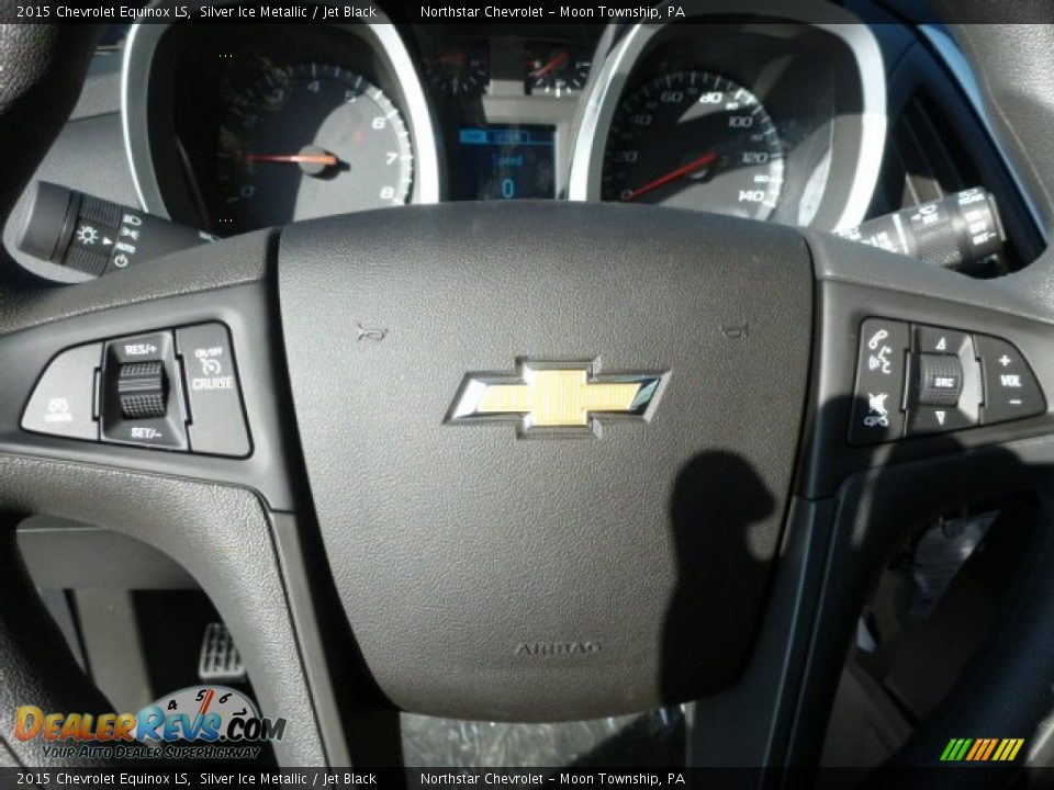 2015 Chevrolet Equinox LS Silver Ice Metallic / Jet Black Photo #16