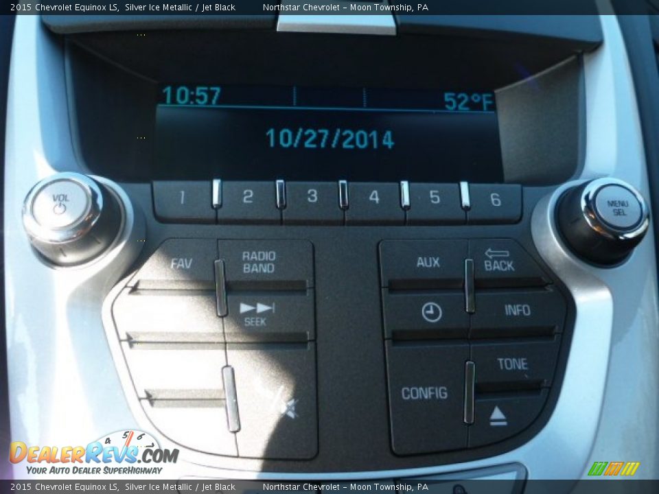 2015 Chevrolet Equinox LS Silver Ice Metallic / Jet Black Photo #18