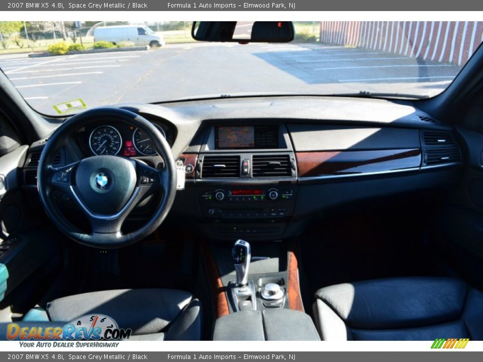 2007 BMW X5 4.8i Space Grey Metallic / Black Photo #9