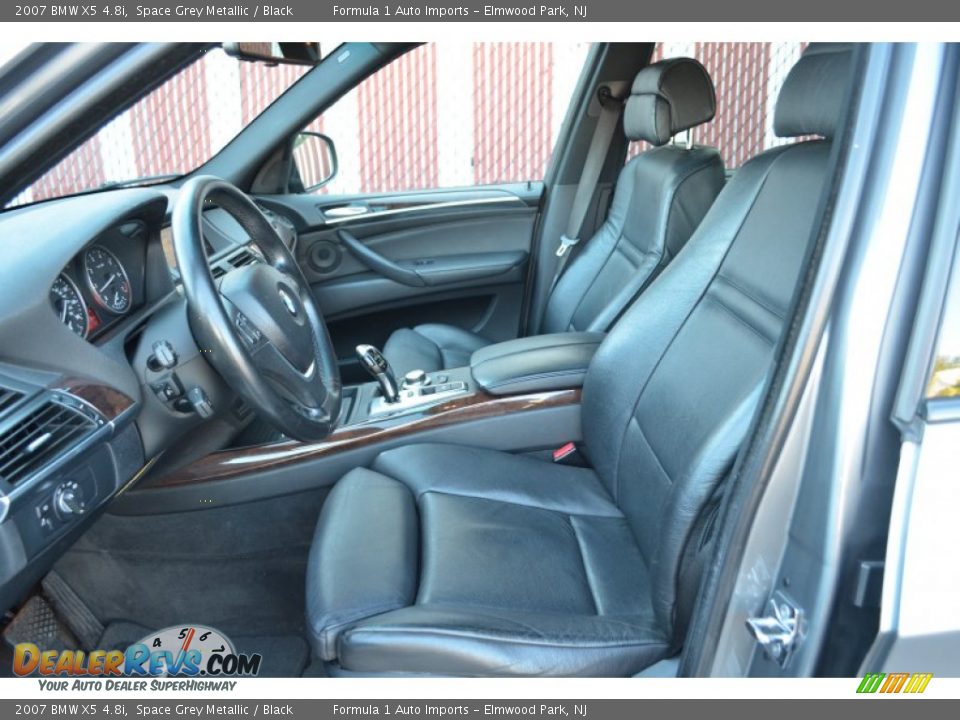 2007 BMW X5 4.8i Space Grey Metallic / Black Photo #11