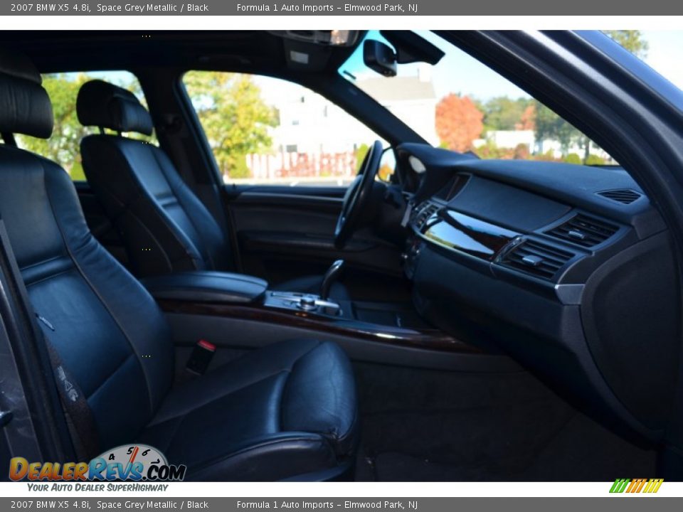 2007 BMW X5 4.8i Space Grey Metallic / Black Photo #15