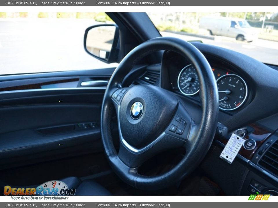 2007 BMW X5 4.8i Space Grey Metallic / Black Photo #17