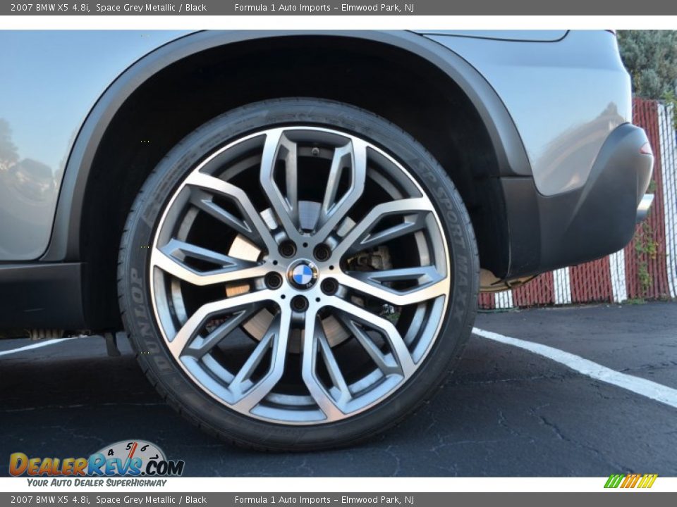 2007 BMW X5 4.8i Space Grey Metallic / Black Photo #21