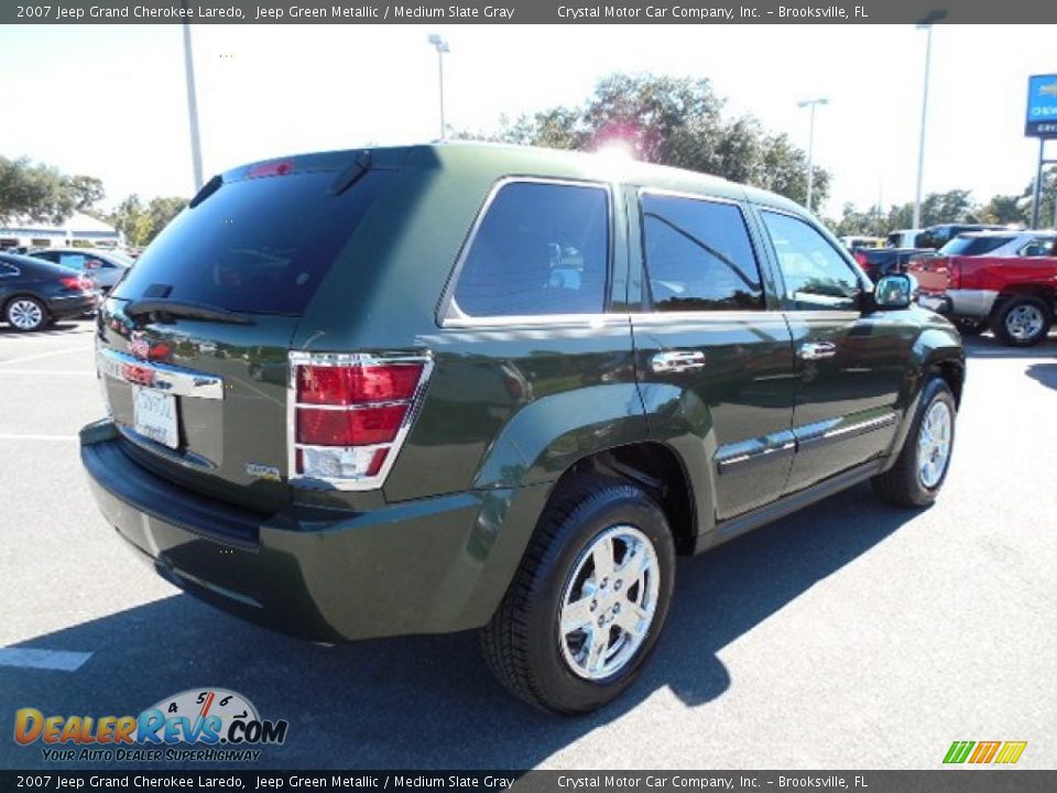 2007 Jeep Grand Cherokee Laredo Jeep Green Metallic / Medium Slate Gray Photo #9