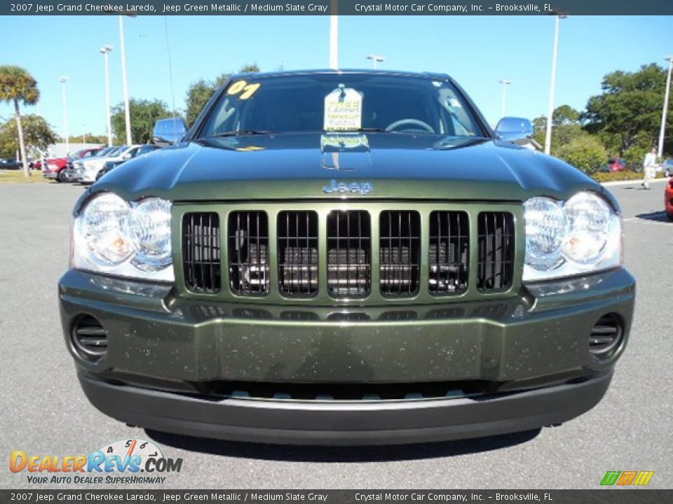 2007 Jeep Grand Cherokee Laredo Jeep Green Metallic / Medium Slate Gray Photo #14