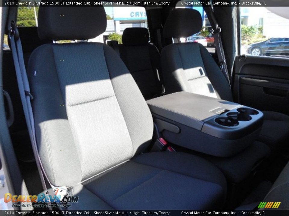 2010 Chevrolet Silverado 1500 LT Extended Cab Sheer Silver Metallic / Light Titanium/Ebony Photo #12