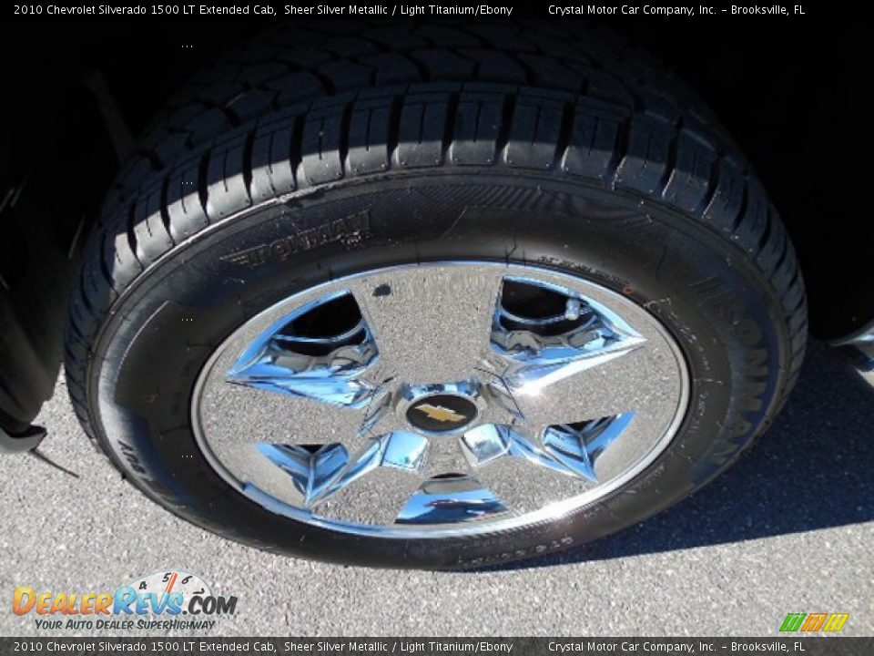 2010 Chevrolet Silverado 1500 LT Extended Cab Sheer Silver Metallic / Light Titanium/Ebony Photo #14