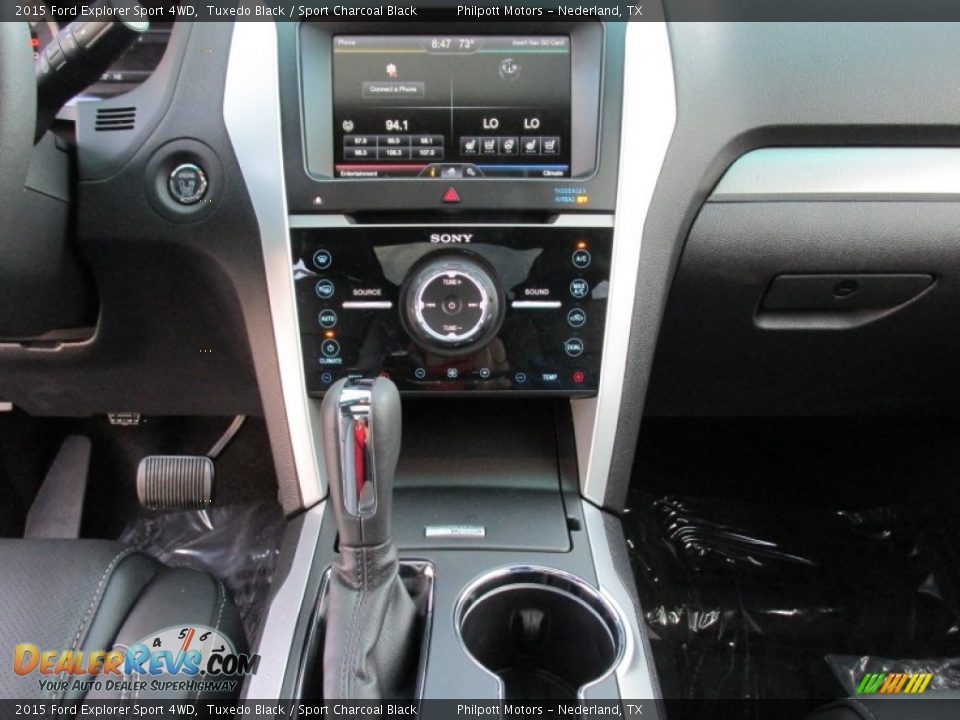 2015 Ford Explorer Sport 4WD Tuxedo Black / Sport Charcoal Black Photo #31