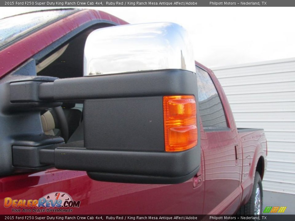 2015 Ford F250 Super Duty King Ranch Crew Cab 4x4 Ruby Red / King Ranch Mesa Antique Affect/Adobe Photo #13