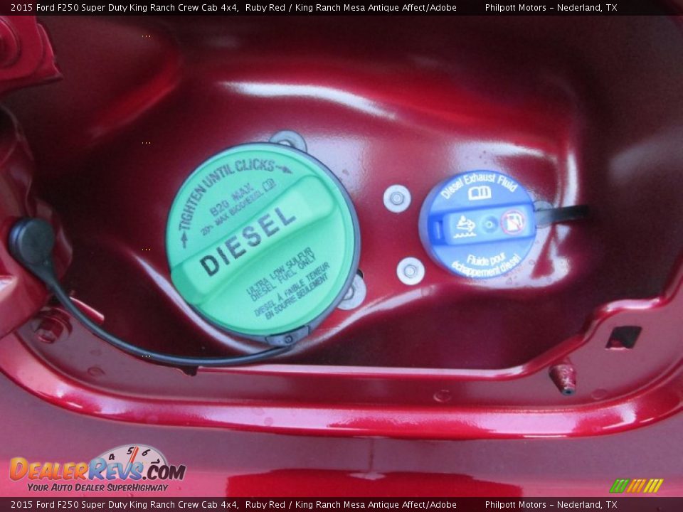 2015 Ford F250 Super Duty King Ranch Crew Cab 4x4 Ruby Red / King Ranch Mesa Antique Affect/Adobe Photo #18