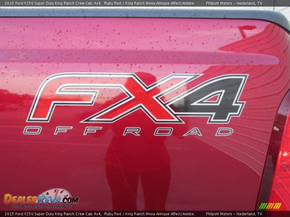 2015 Ford F250 Super Duty King Ranch Crew Cab 4x4 Ruby Red / King Ranch Mesa Antique Affect/Adobe Photo #19