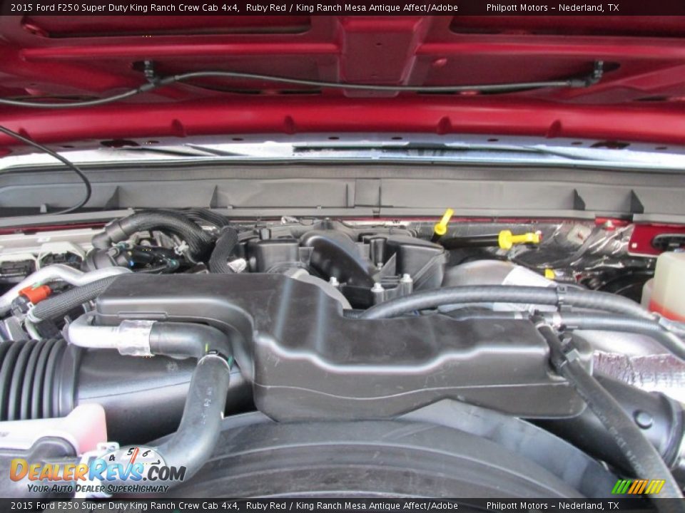 2015 Ford F250 Super Duty King Ranch Crew Cab 4x4 Ruby Red / King Ranch Mesa Antique Affect/Adobe Photo #20