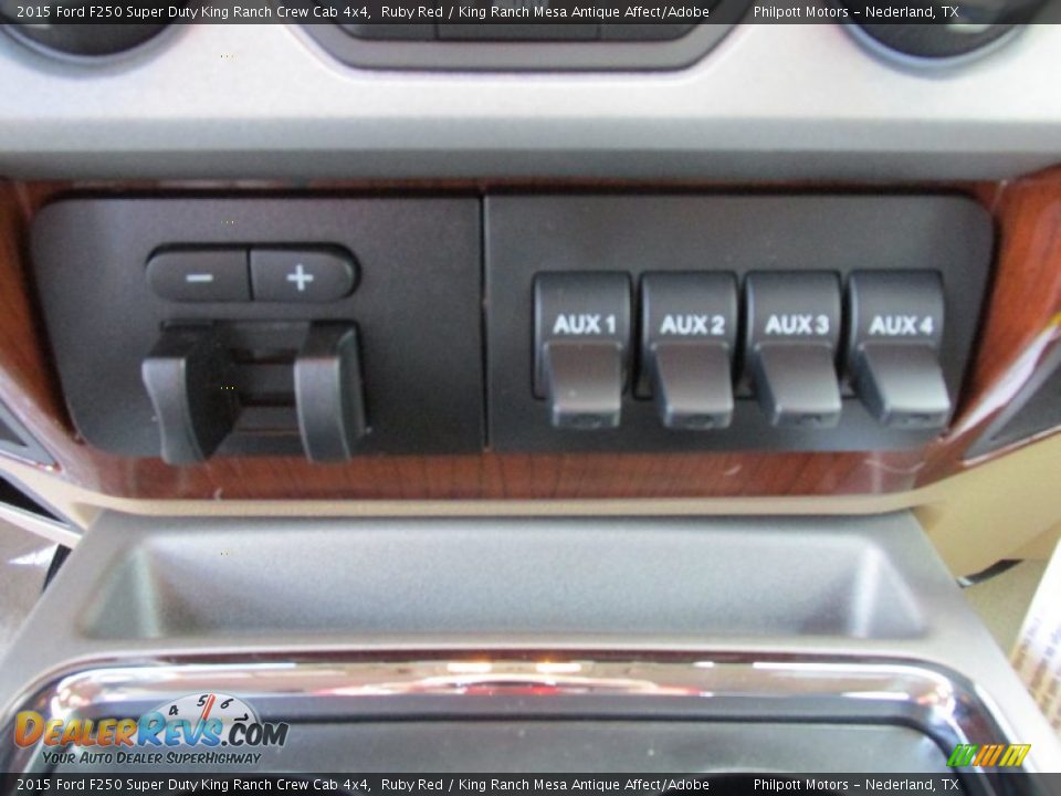 2015 Ford F250 Super Duty King Ranch Crew Cab 4x4 Ruby Red / King Ranch Mesa Antique Affect/Adobe Photo #33