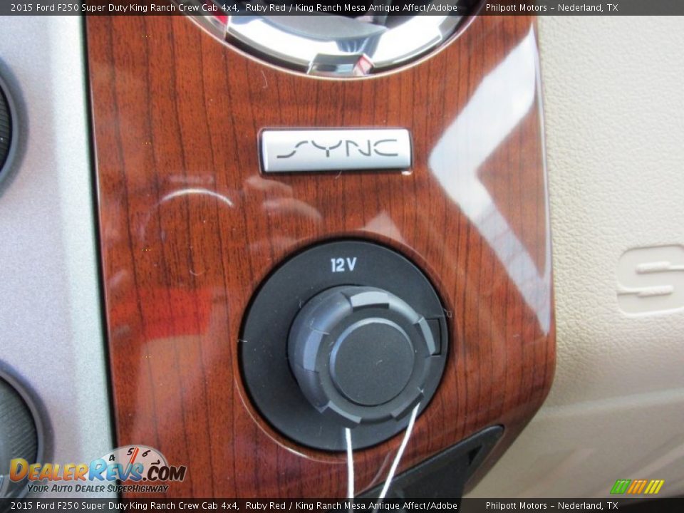 2015 Ford F250 Super Duty King Ranch Crew Cab 4x4 Ruby Red / King Ranch Mesa Antique Affect/Adobe Photo #34