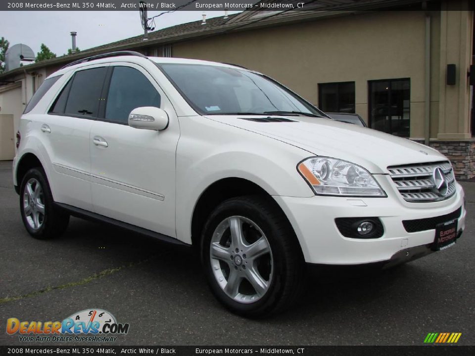 2008 White mercedes ml350 #1